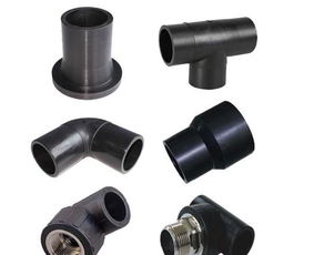 pe厂家直供 水管 件 对接 式45 等径弯头 图